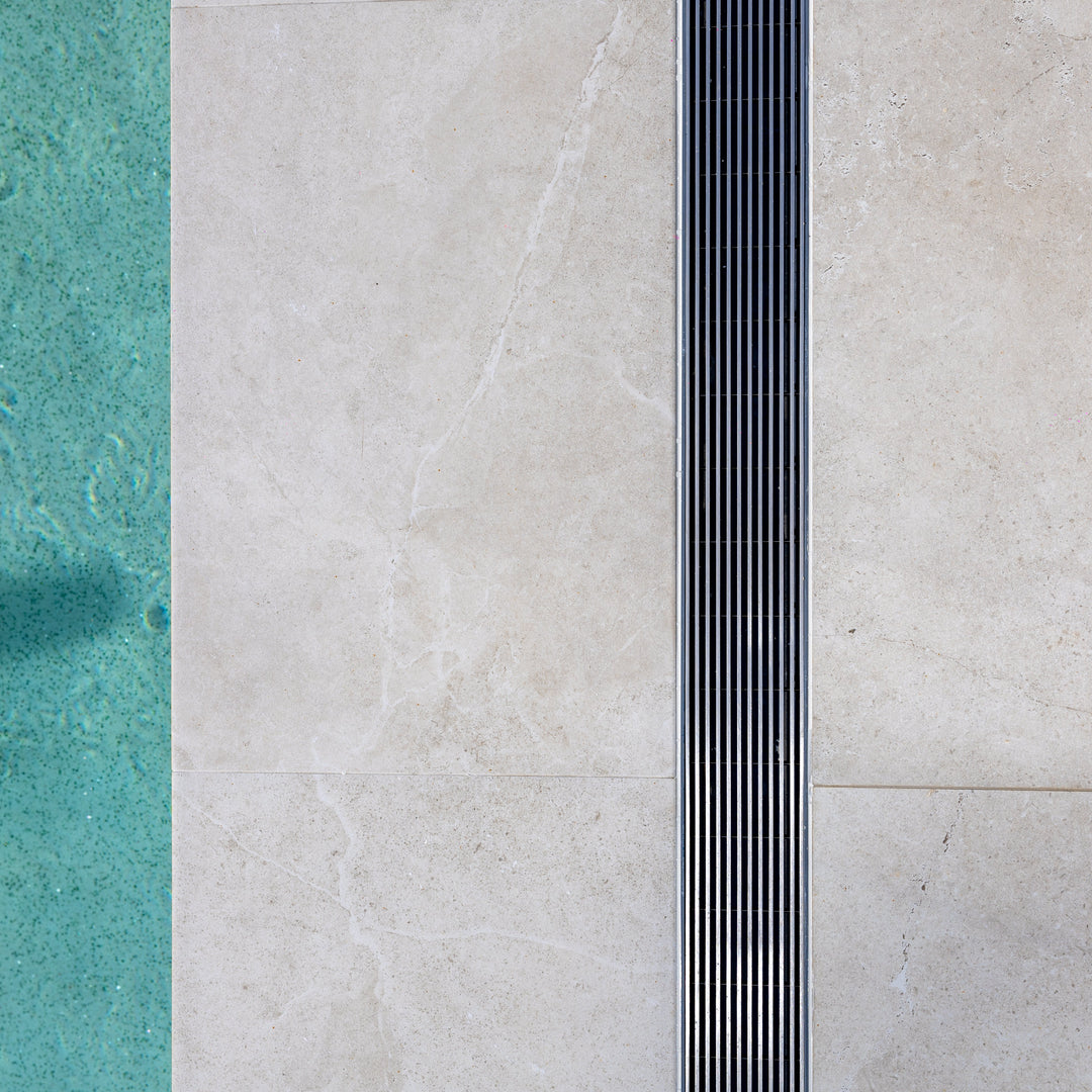 Plastic Strip Drain Kit + SS Heelguard Grate