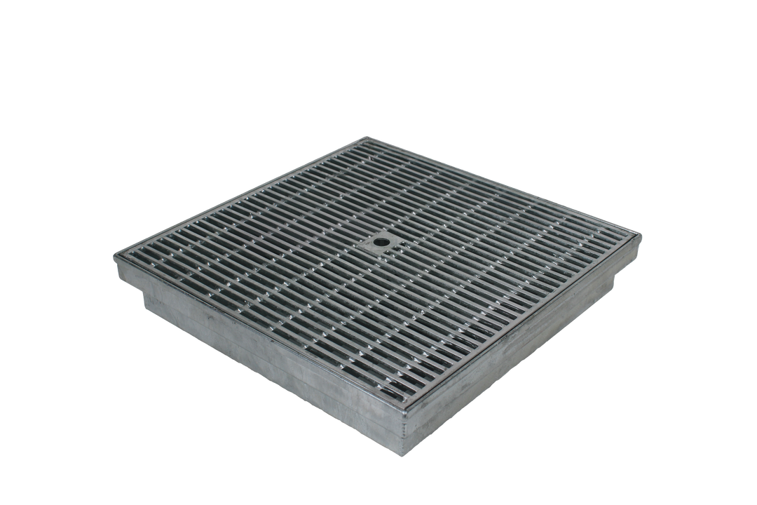 Heelguard Galvanised Square Sump Grate - 340mm