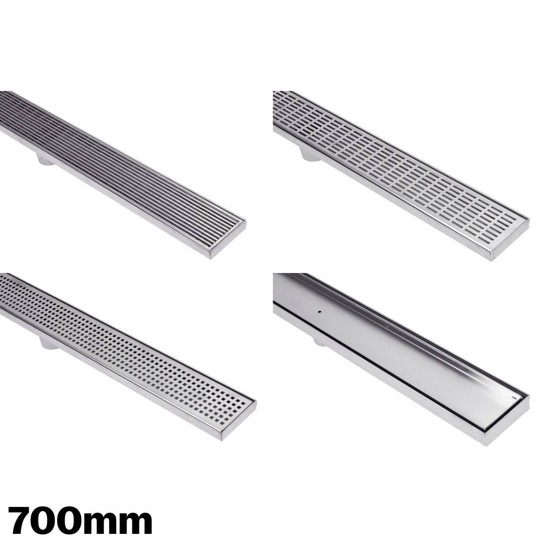 Linear Shower Grate & Drain - 700mm