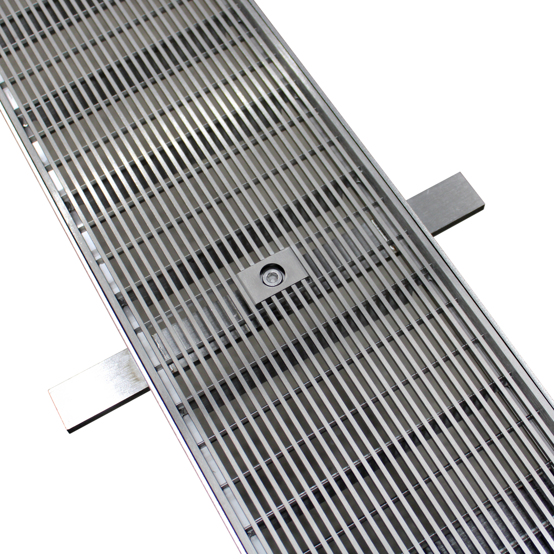 Stainless Steel Heelguard Trench Grate and Frame