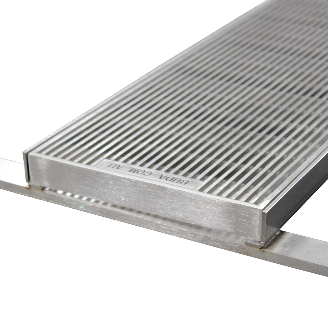 Stainless Steel Heelguard Trench Grate and Frame