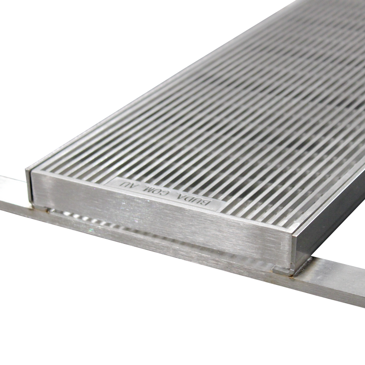 Stainless Steel Heelguard Trench Grate and Frame