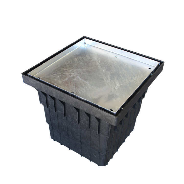 Plastic Drainage Pit with Galvanised Grate