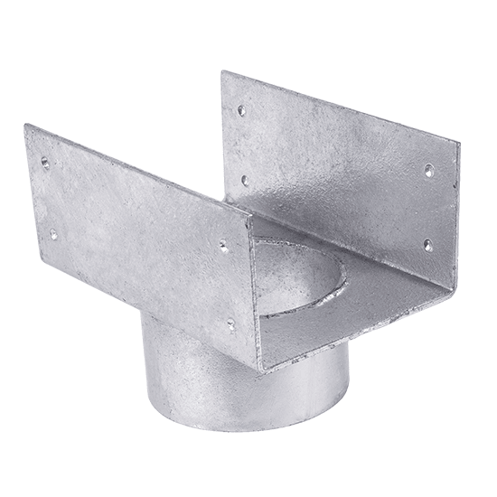 Box Grate Outlets - Galvanised Steel