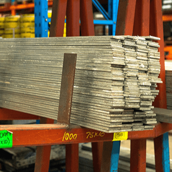 Galvanised Steel Flat Bar - 75mm x 10mm