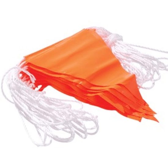 Orange Bunting Flag Line