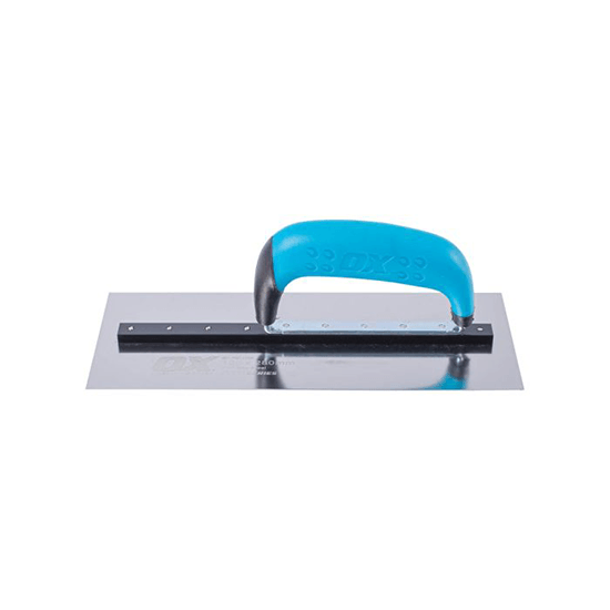 OX Professional 120 x 280mm S/S Square Finishing Trowel