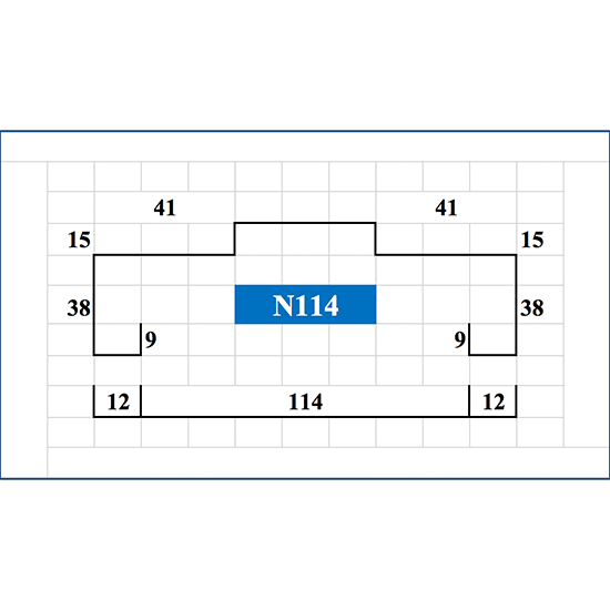 Single Leaf Door Frame (Non-Fire Rated) Profile