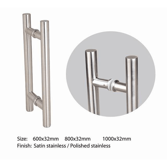 Stainless Steel Door Pulls & Handles
