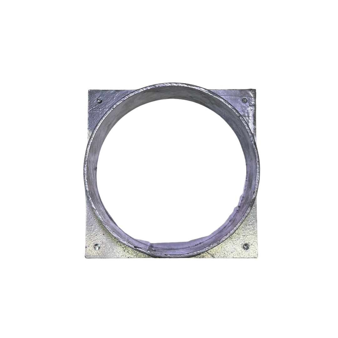 150mm Galvanised Drainage Outlet Plate