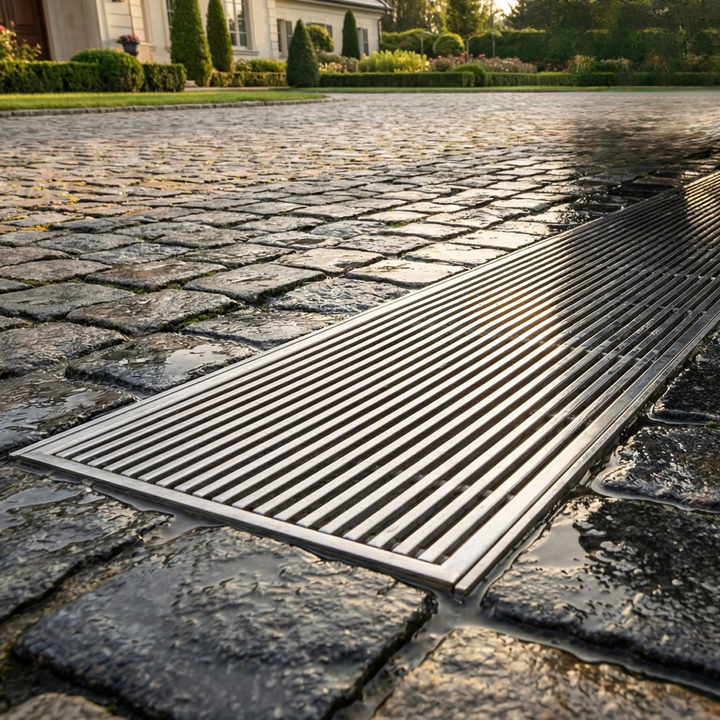Stainless Steel Heelguard Driveway Trench Box Drain