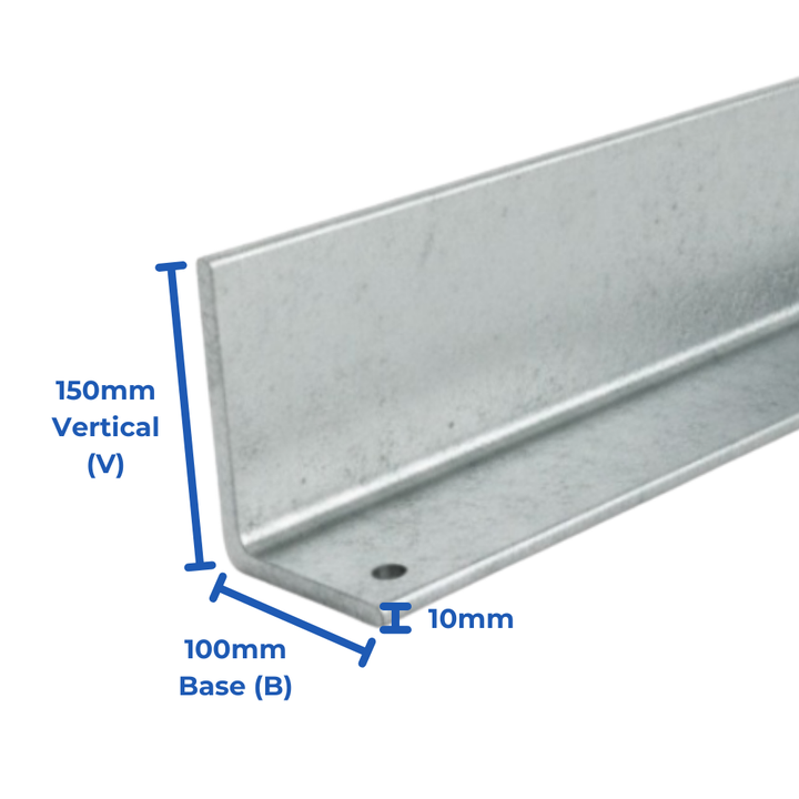 Hot Rolled Angle Lintel - 150mm x 100mm x 10mm
