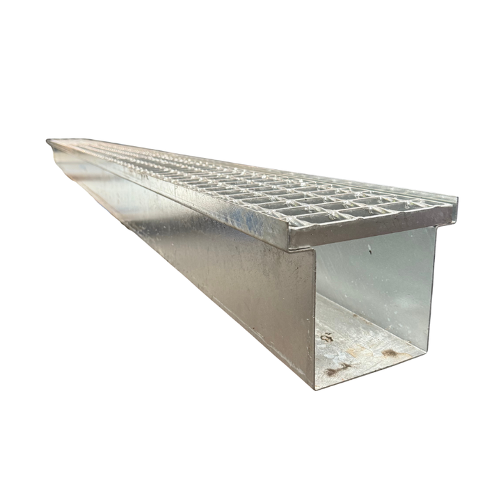 Factory Seconds - Galvanised Maxi-Traditional Pattern Box Drains