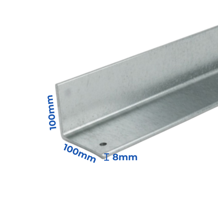 Hot Rolled Angle Lintel - 100mm x 100mm x 8mm