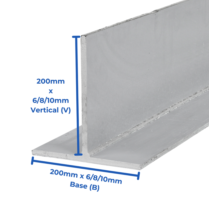 Steel T-Bar & T-Beams - Galvanised