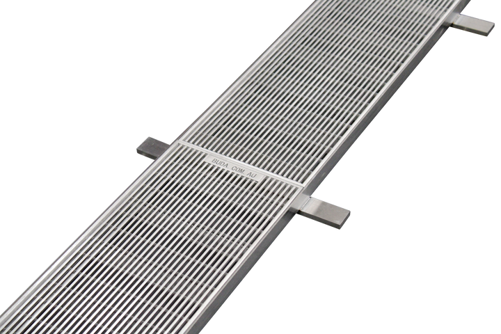 Stainless Steel Heelguard Trench Grate and Frame