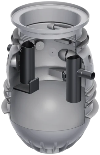 Lipumax-P Below Ground Grease Separator With RHINOCAST® Cover & Collar
