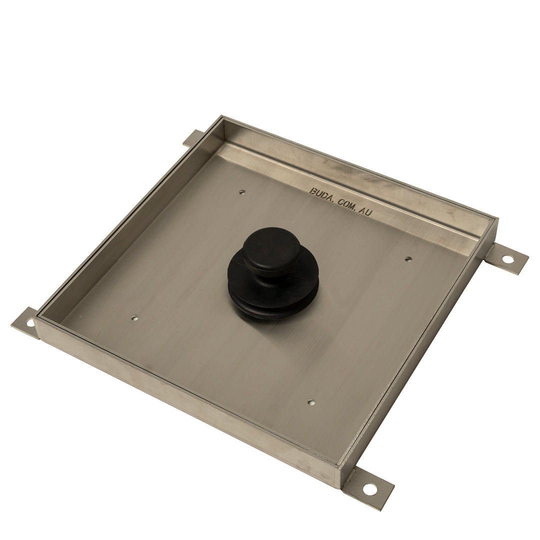 Stainless Steel Pool Skimmer Lid - 300mm x 300mm