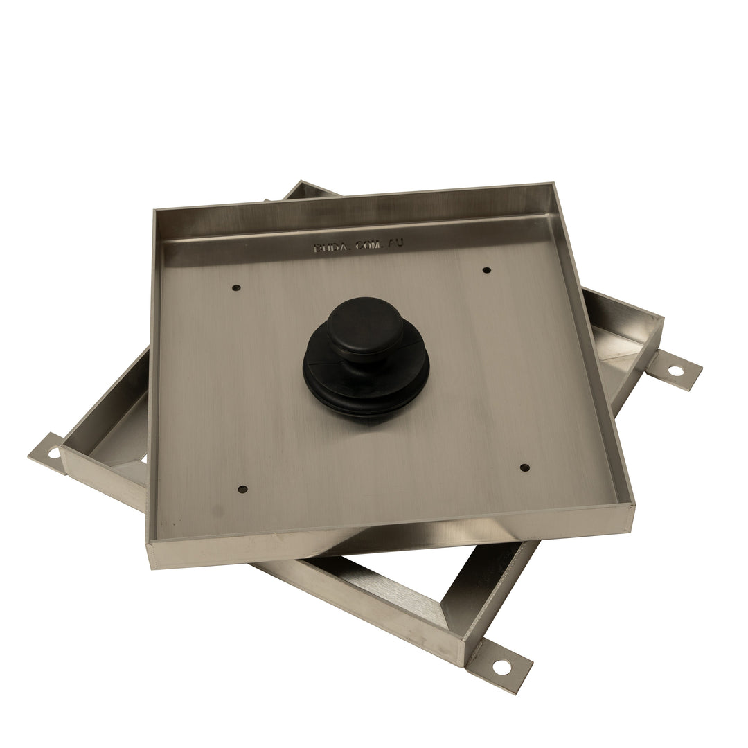 Stainless Steel Pool Skimmer Lid - 300mm x 300mm