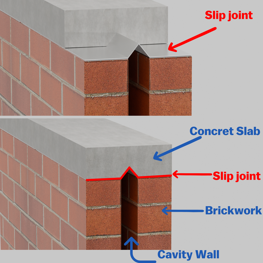 Slip Joint Railing Metal Slip Joints for Concrete | Movement Control | Vincent Buda and ...