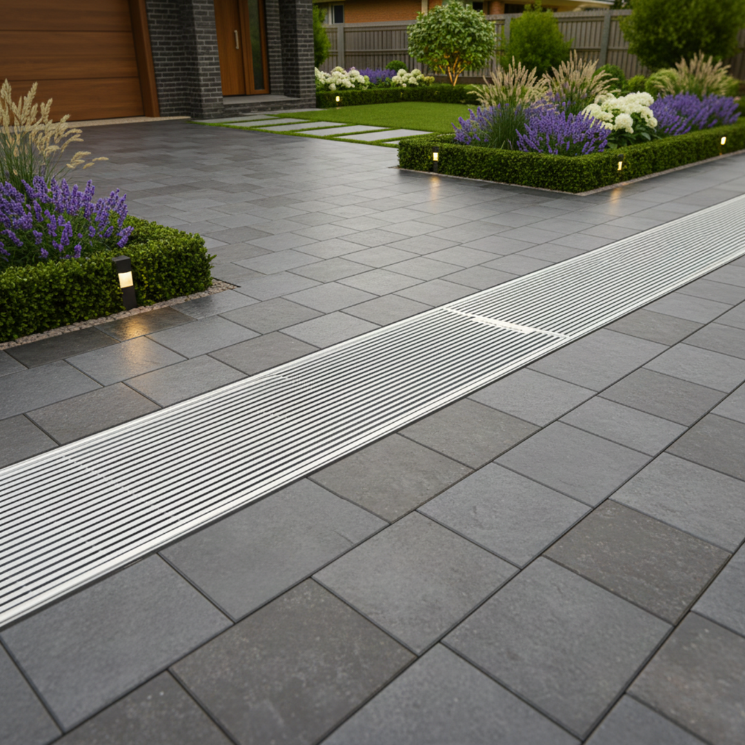 Stainless Steel Heelguard Trench Grate and Frame