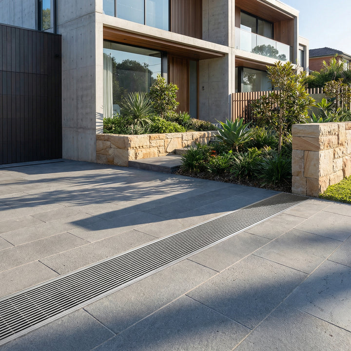 Stainless Steel Heelguard Trench Grate and Frame