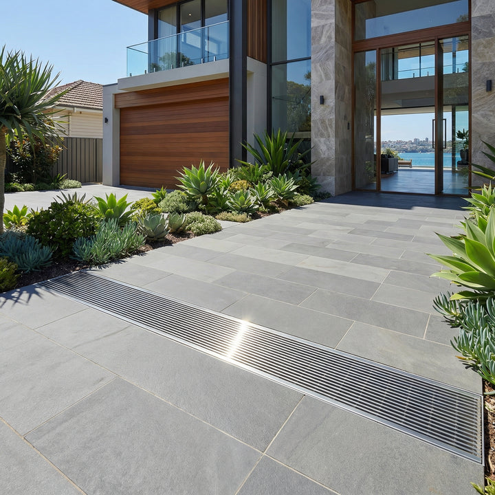 Stainless Steel Heelguard Trench Grate and Frame