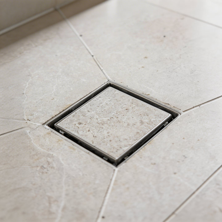 Tile Insert Square Floor Drain Stainless Steel