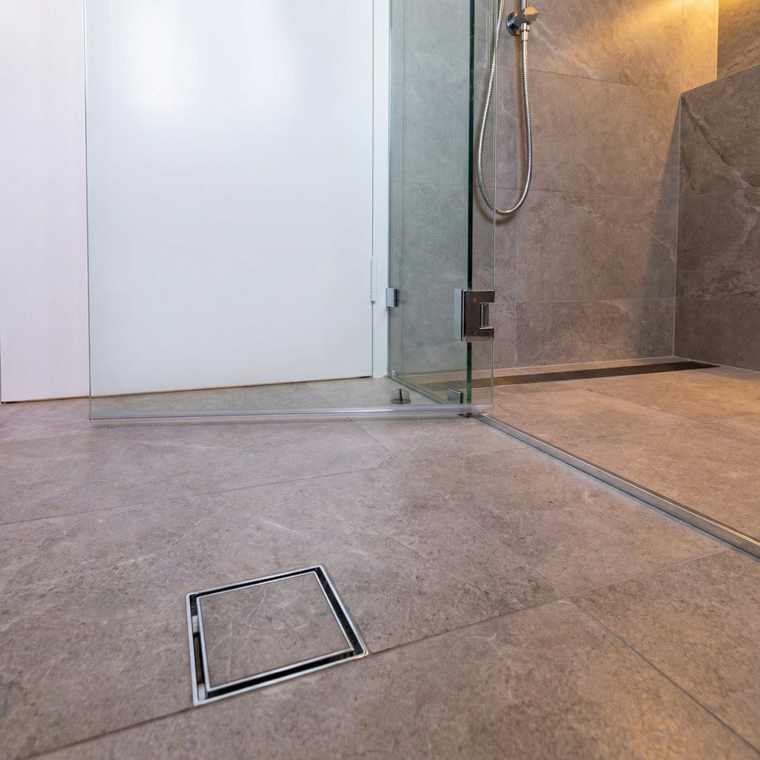 Tile Insert Square Floor Drain Stainless Steel