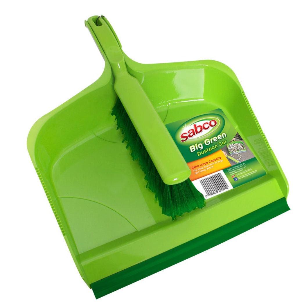 Big Green Dustpan Set