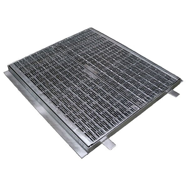 Civilcast Heelguard Cast-In Hinged Sump Grate & Frame