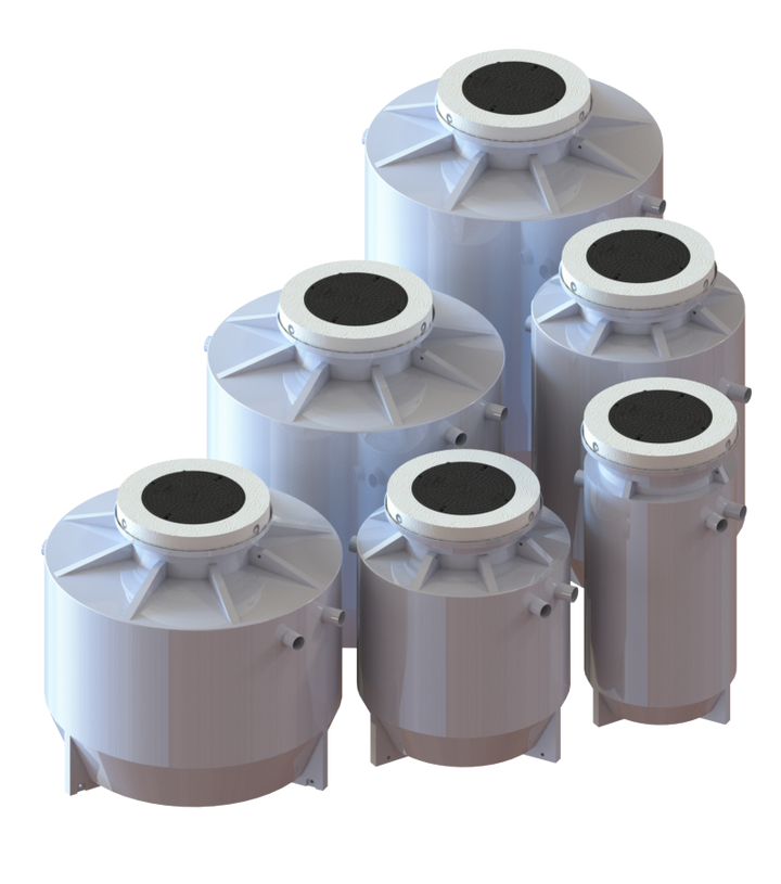 Lipumax-PPE (BASIC) Below Ground Grease Traps With RHINOCAST® Cover & Collar