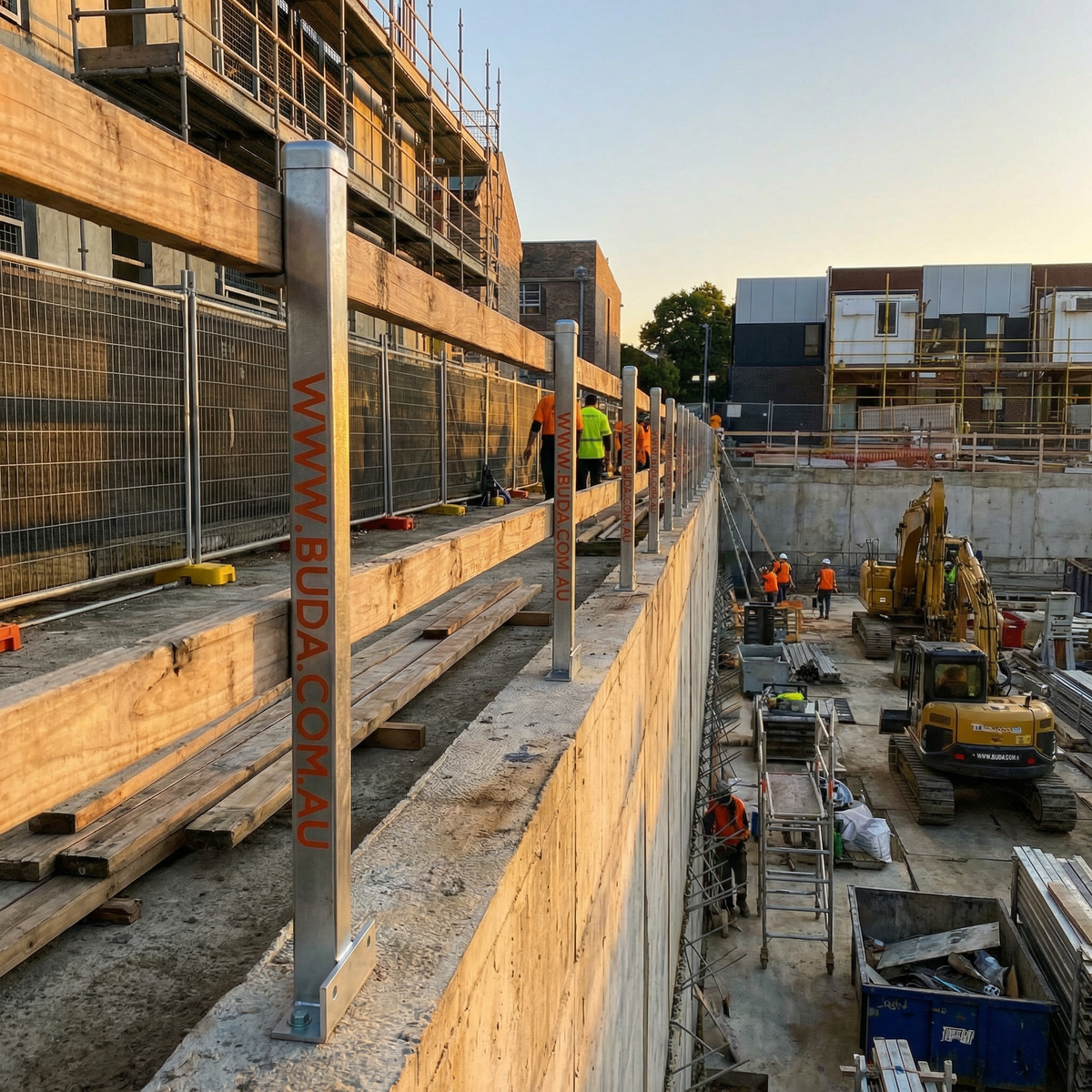 Automated Temporary Rails Temporary Handrails & Safety Railing | Vincent Buda & Co