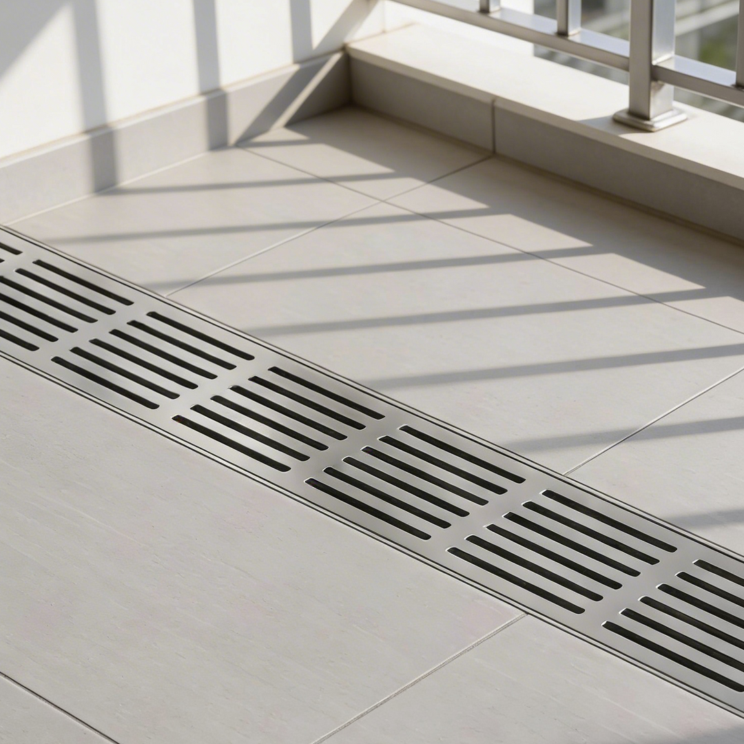 Slotted Aluminium Grate & Drain Channel