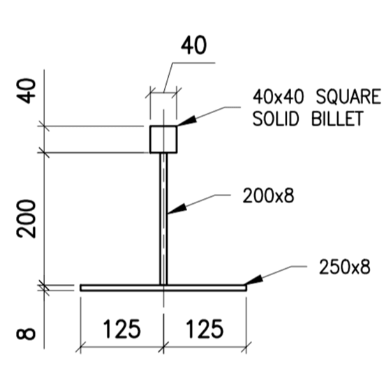 Maxi T Bar for Cavity Wall & Brick Veneer
