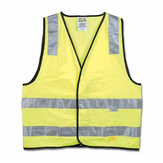 Maxisafe Hi-Vis Yellow Safety Vest (Day/Night)