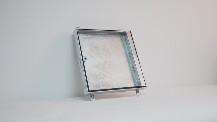 Tile Insert Pit Cover - Galvanised Steel