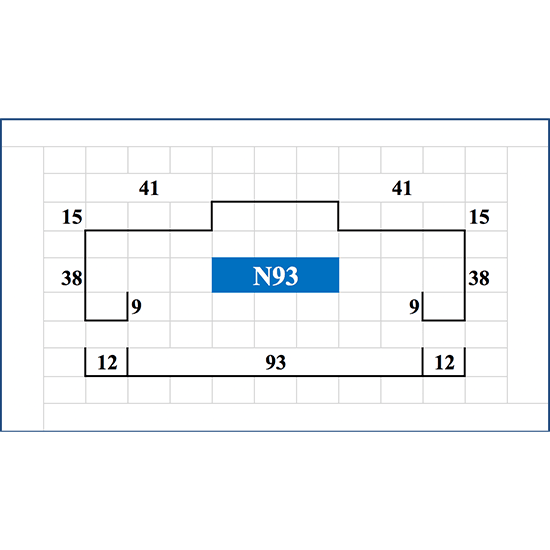 Single Leaf Door Frame (Non-Fire Rated) Profile