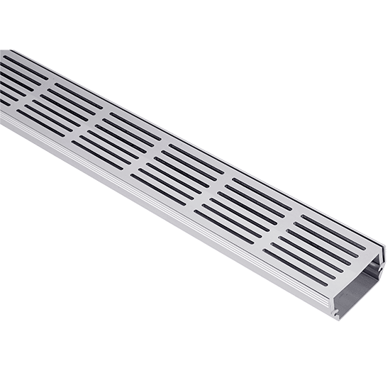 Slotted Aluminium Grate & Drain Channel