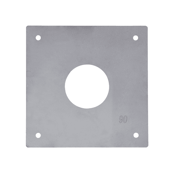 Stainless Steel Orifice Plate - 250mm x 250mm