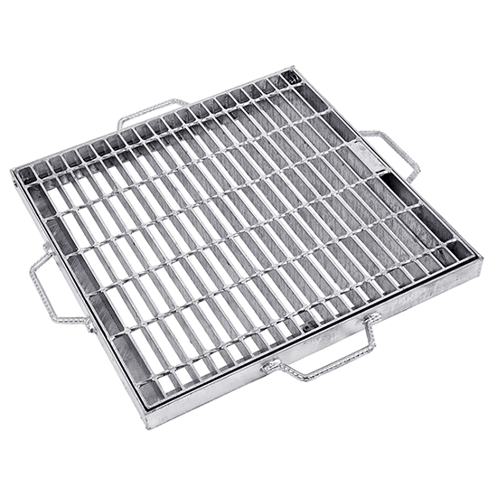 Traditional Stormwater Pit Grate - Galvanised Steel